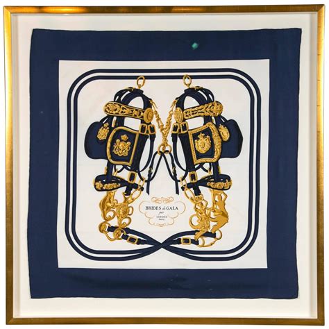 framed Hermes scarf for sale